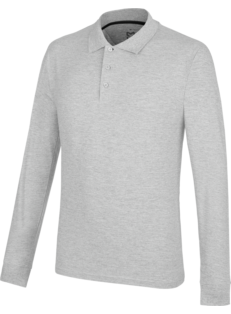 Polo manches longues Job+ Würth MODYF Gris