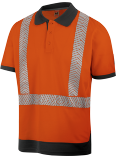 Polo de travail haute-visibilité orange fluo Würth MODYF