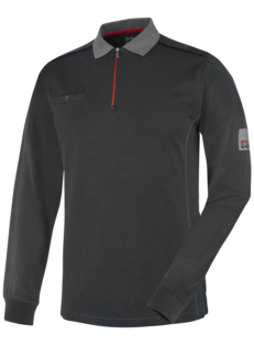 Polo de travail à manches longues Stretch X Würth MODYF anthracite